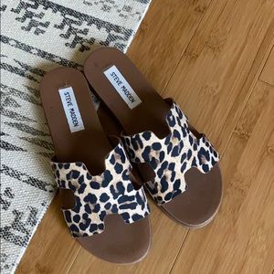 Steve Madden Leopard Print Sandals